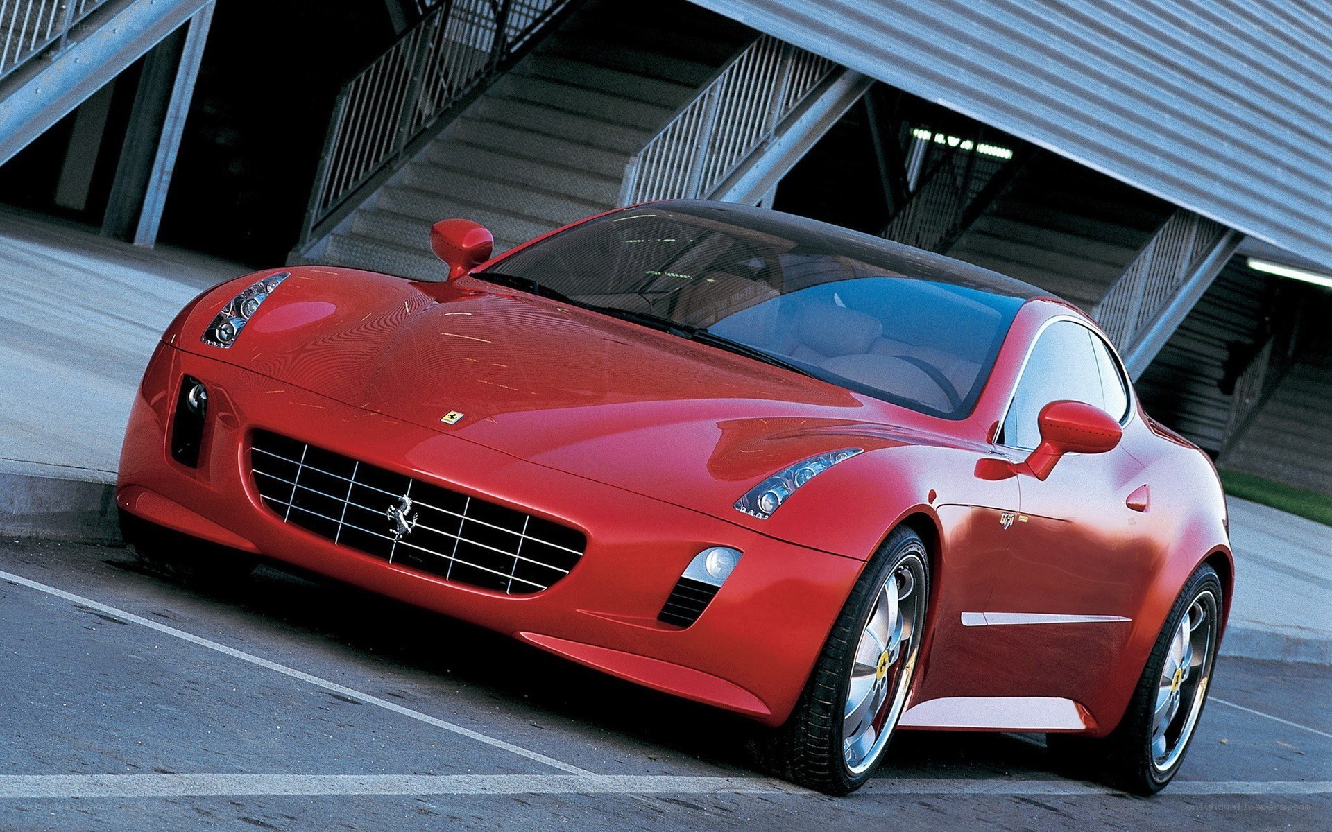 Red Ferrari concept car