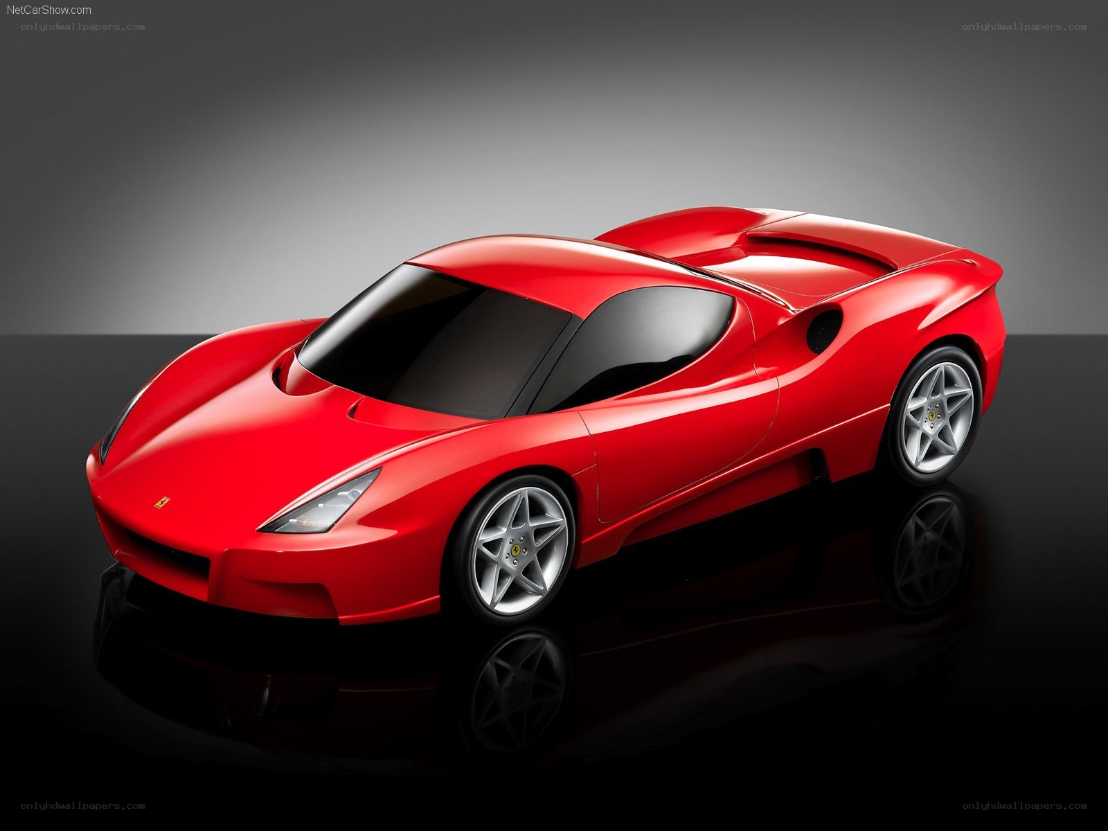 Red Ferrari concept car