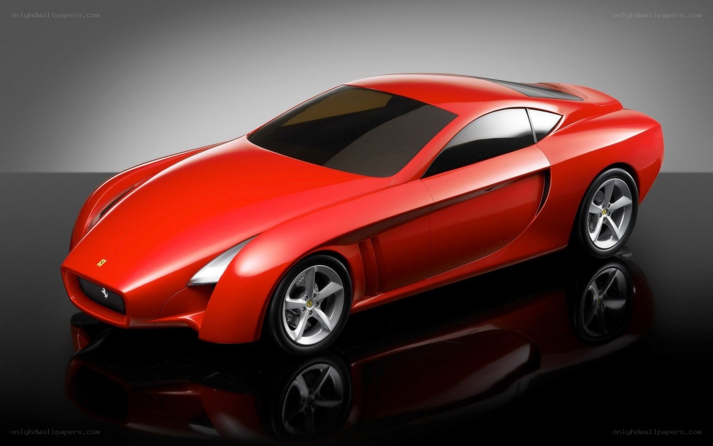 Red Ferrari concept car