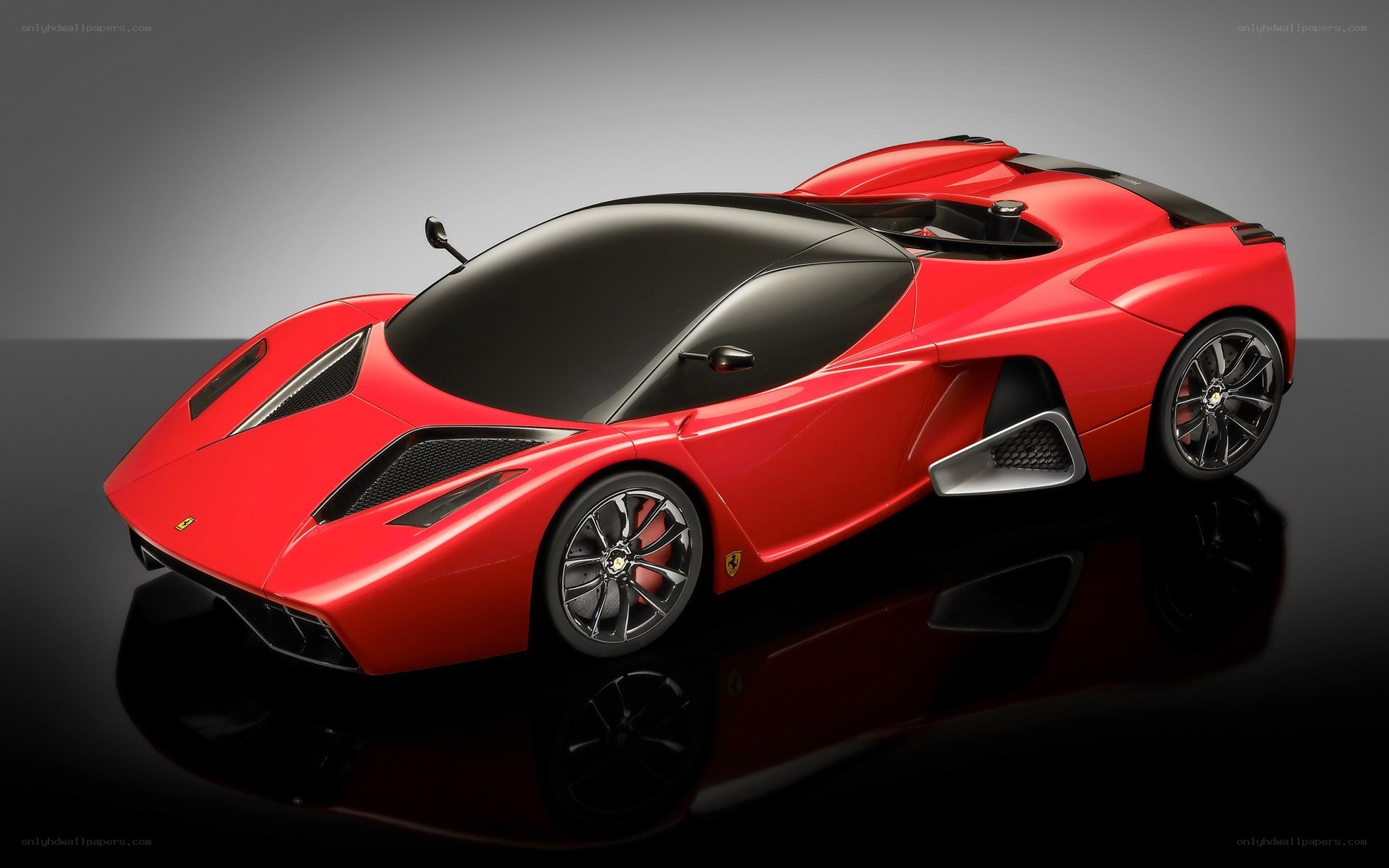 Red Ferrari concept car