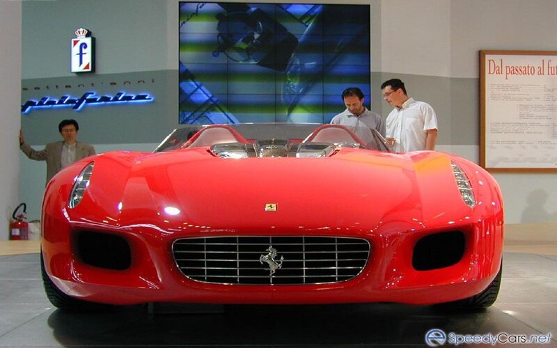 Red Ferrari Concept Car — Formal