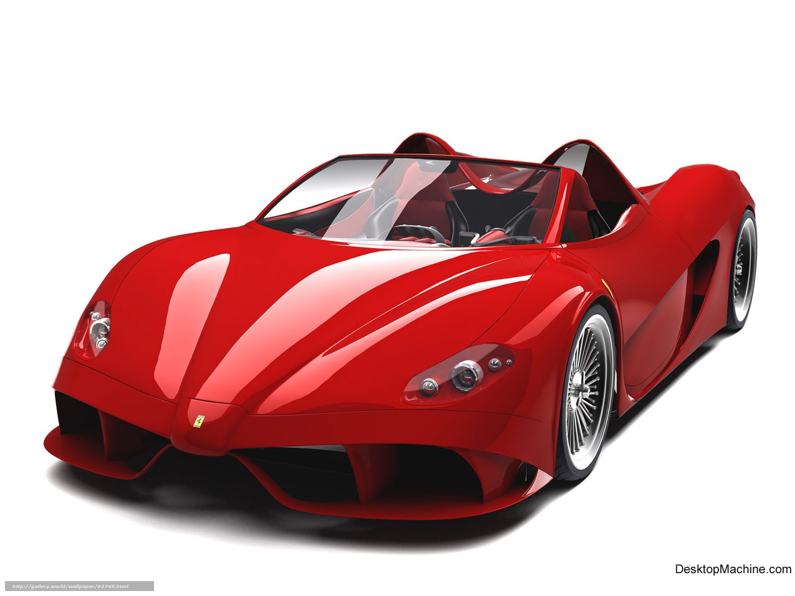 Red Ferrari concept car