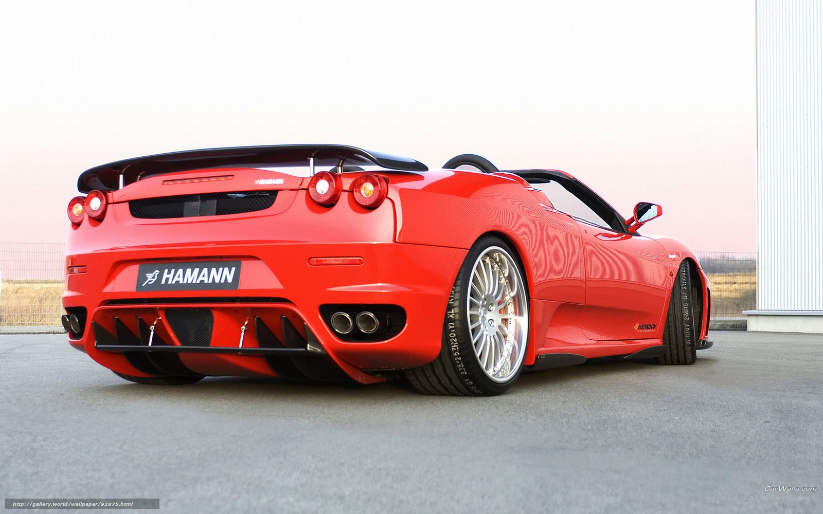 red ferrari convertible