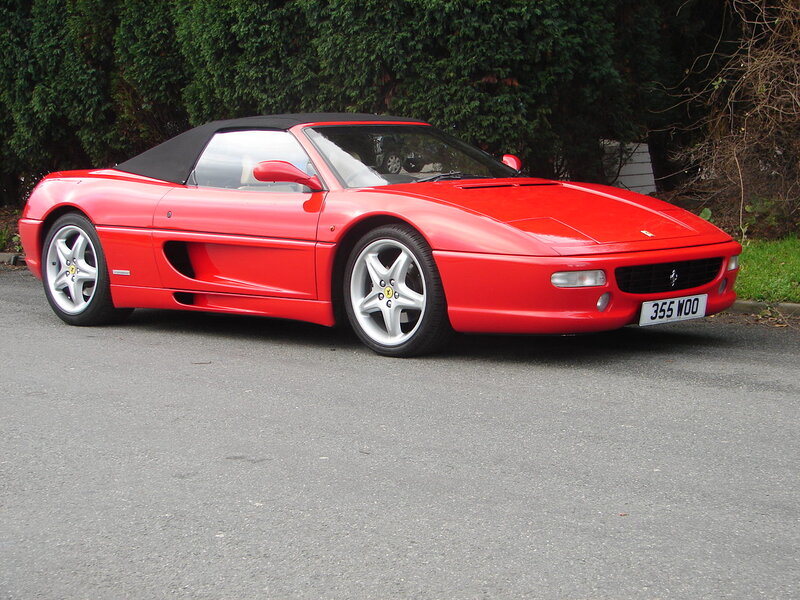 Red Ferrari Convertible — Calm