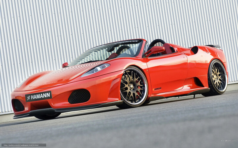 Red Ferrari Convertible — Dynamic, Photograph, Car, Wheels