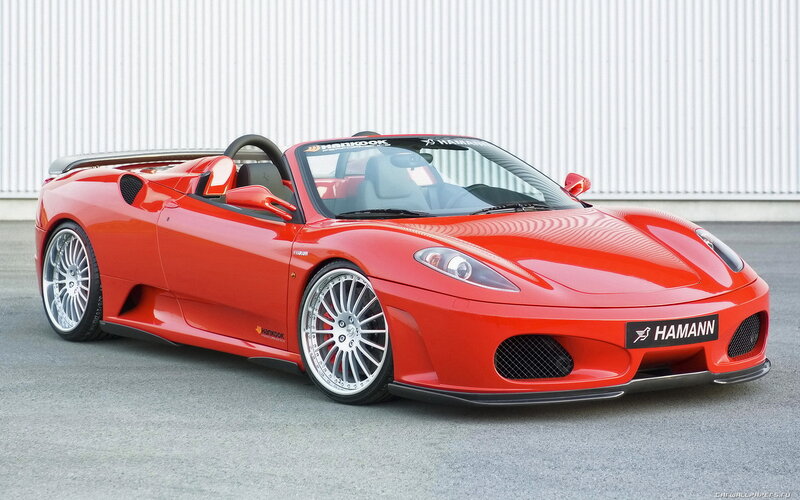 Red Ferrari Convertible — Neutral, Photograph, Car