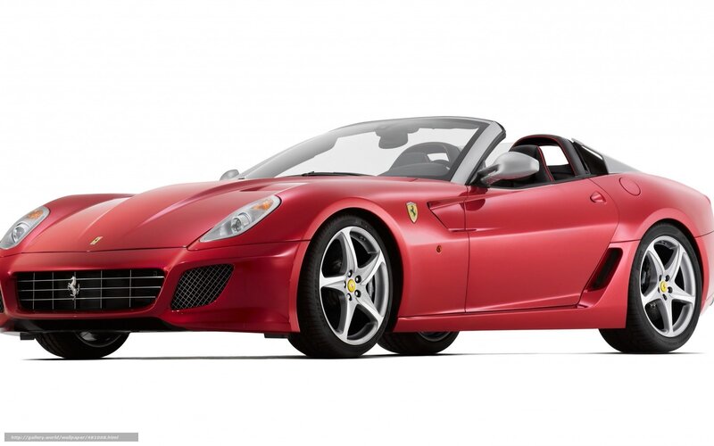 Red Ferrari Convertible — Neutral, Photograph, Car, Wheels, Windows