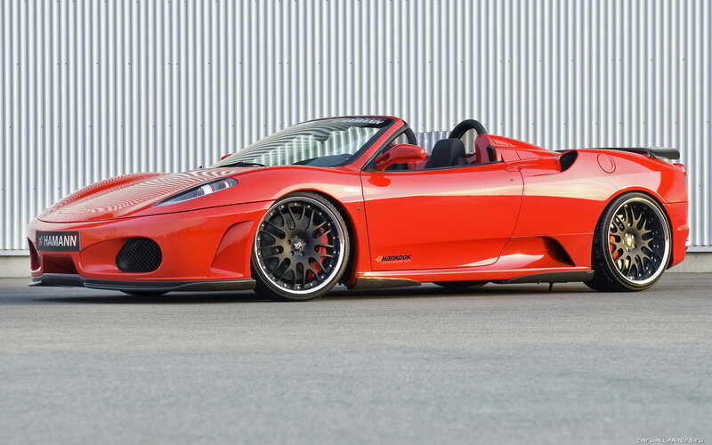 Red Ferrari Convertible — Neutral, Photograph