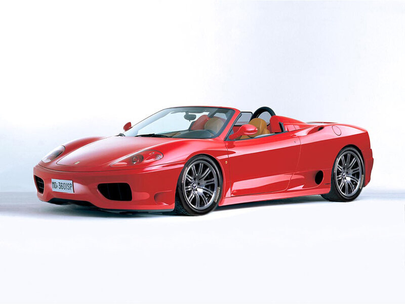 Red Ferrari Convertible — Neutral