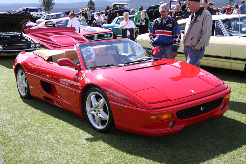Red Ferrari Convertible — Outdoor