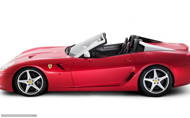 red ferrari convertible sports car