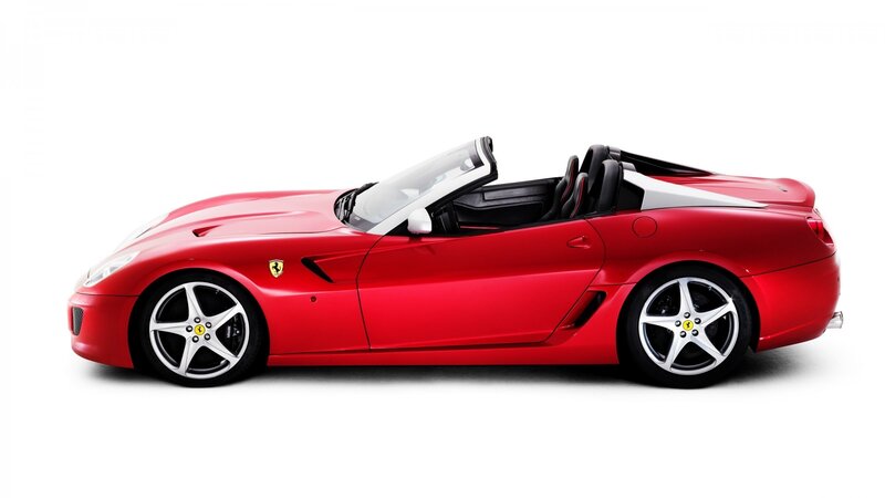 red ferrari convertible sports car