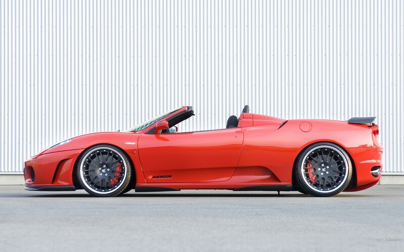 red ferrari convertible sports car