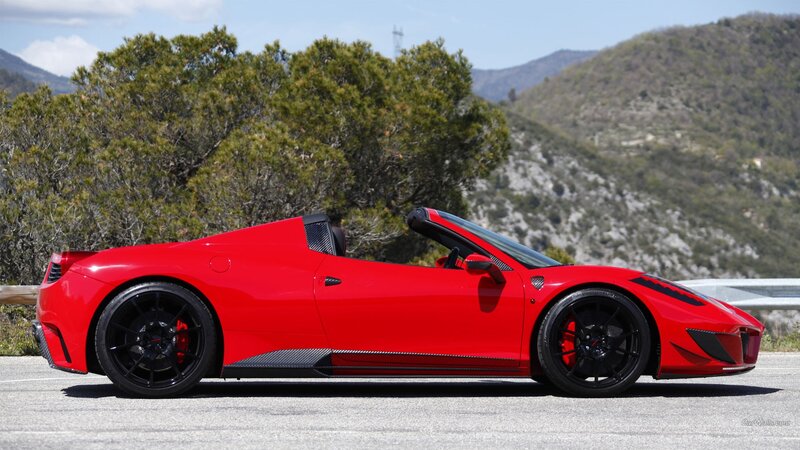 red ferrari convertible sports car
