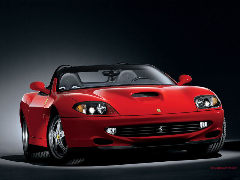 red ferrari convertible sports car