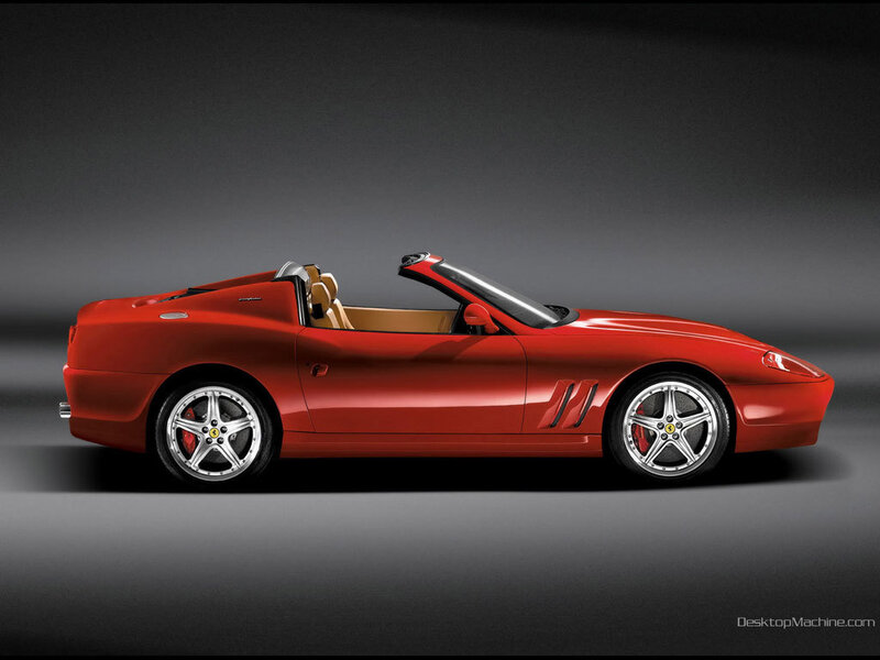 red ferrari convertible sports car