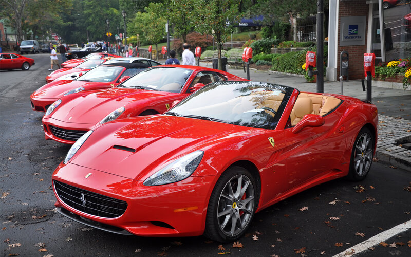 Red Ferrari Convertibles