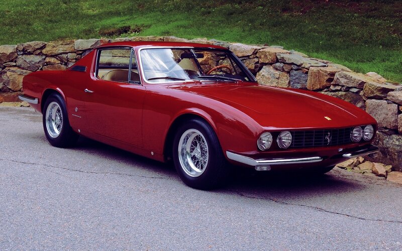 Red Ferrari Coupe — Calm