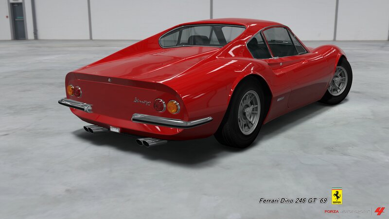 Red Ferrari Dino — Neutral, 3d Render