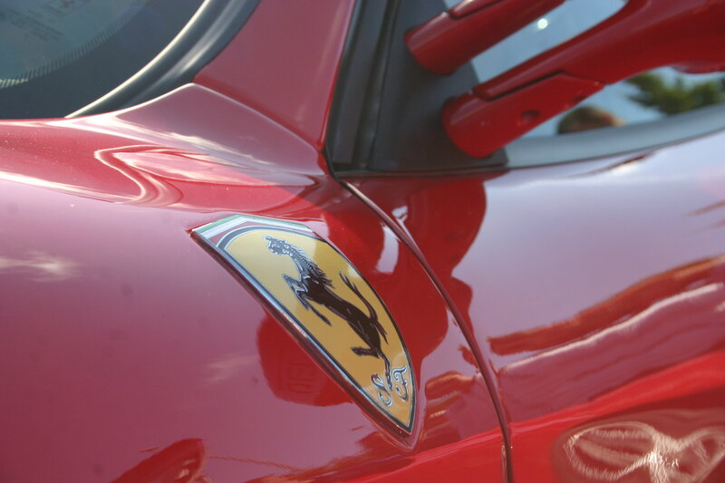 Red Ferrari Emblem
