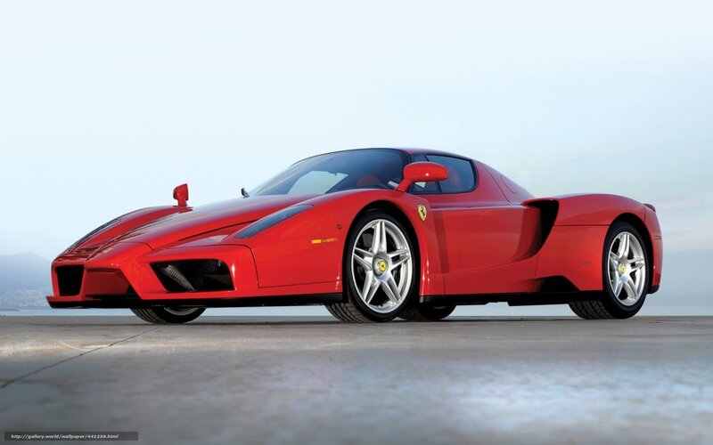 Red Ferrari Enzo — Calm, Afternoon, Photograph, Car, Wheels