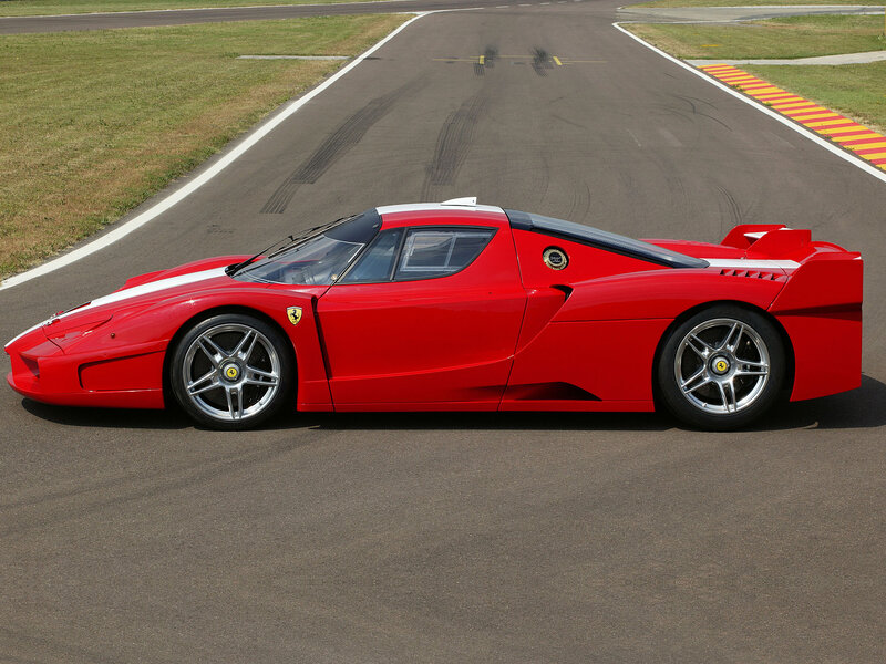 Red Ferrari Enzo — Calm, Afternoon, Photograph, Race Track