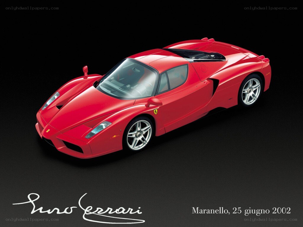 Red Ferrari Enzo car