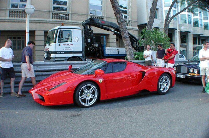 Red Ferrari Enzo — Casual