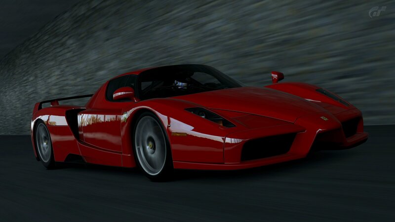 Red Ferrari Enzo — Dynamic, 3d Render