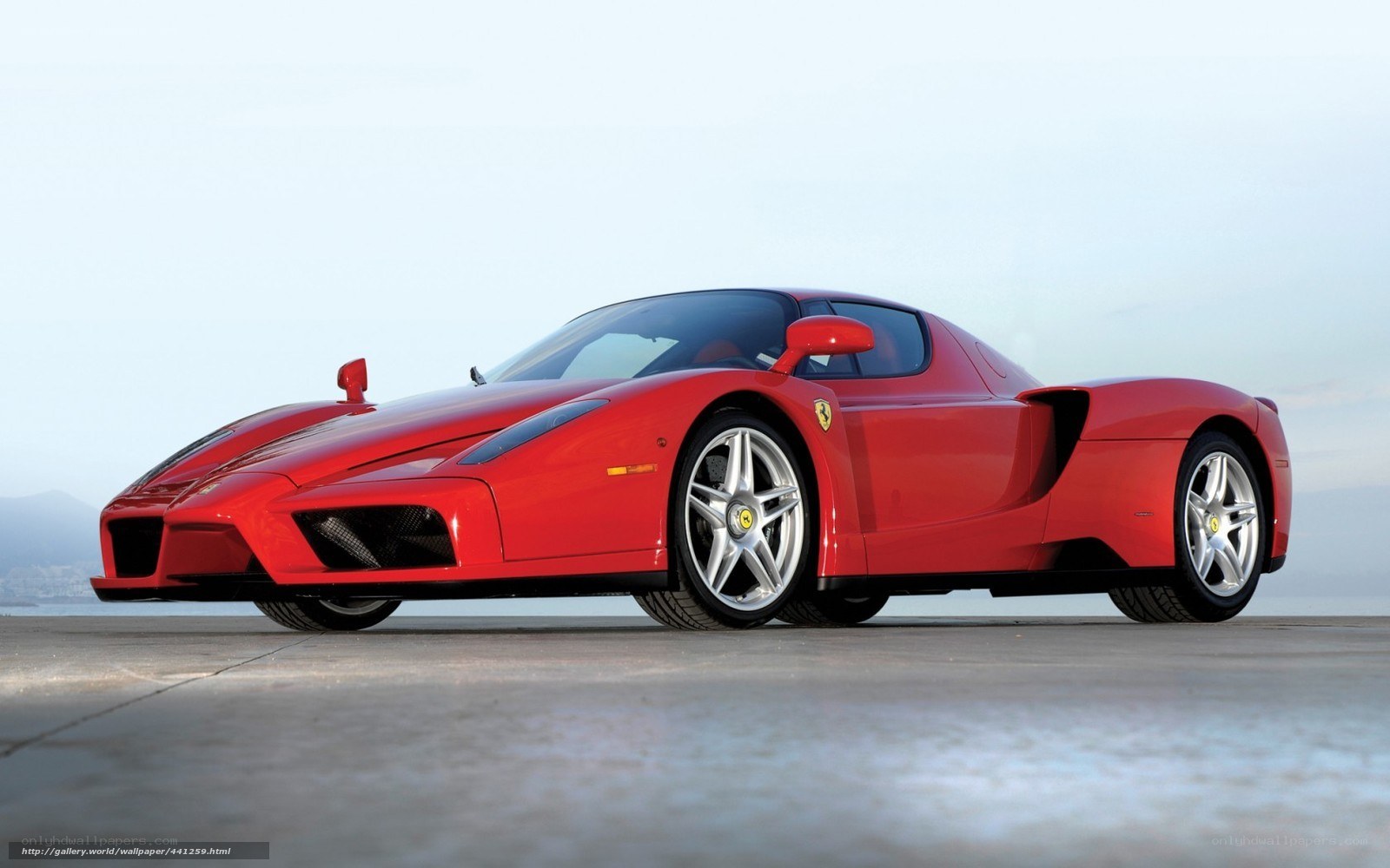 Red Ferrari Enzo sports car