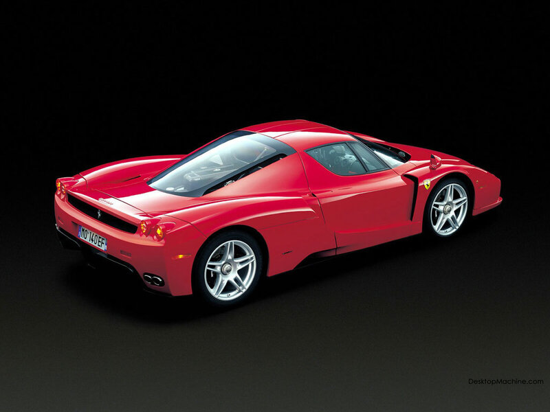 Red Ferrari Enzo sports car