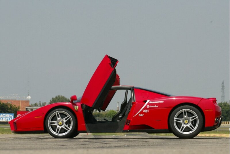 Red Ferrari Enzo — Static, Afternoon