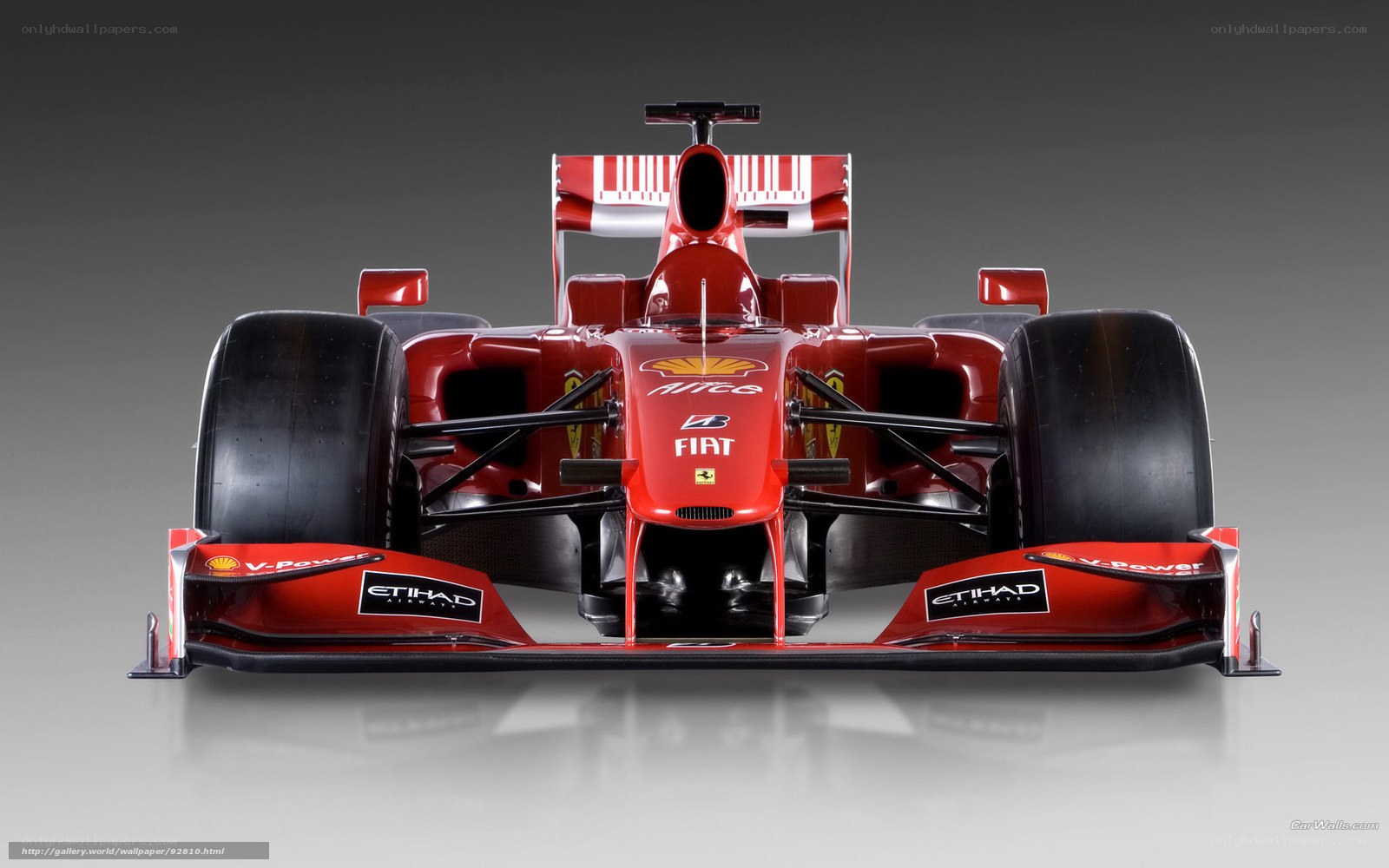 Red Ferrari F1 race car