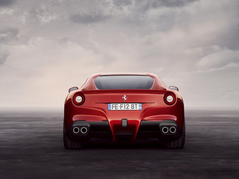 Red Ferrari F12 Berlinetta