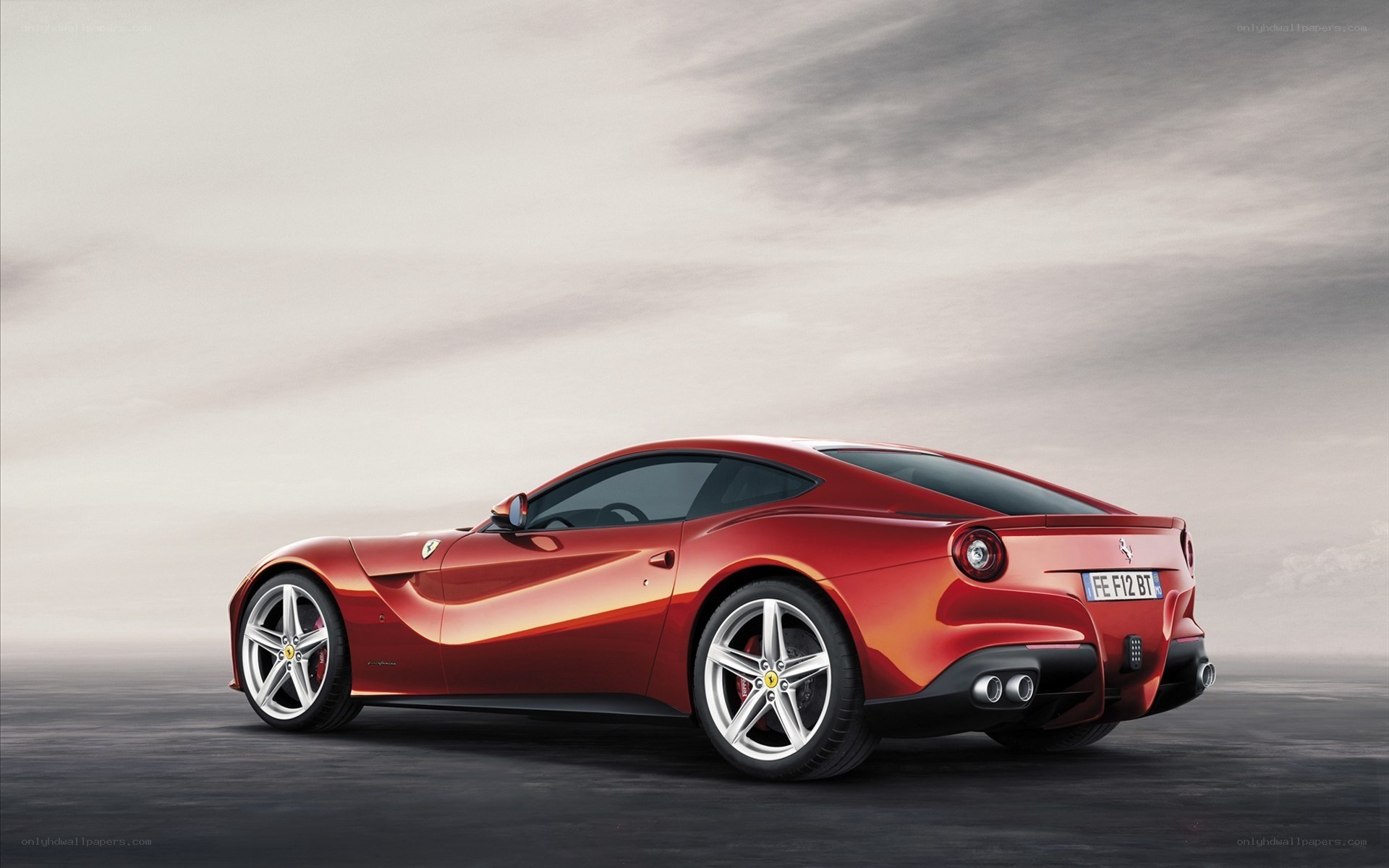 Red Ferrari F12 Berlinetta