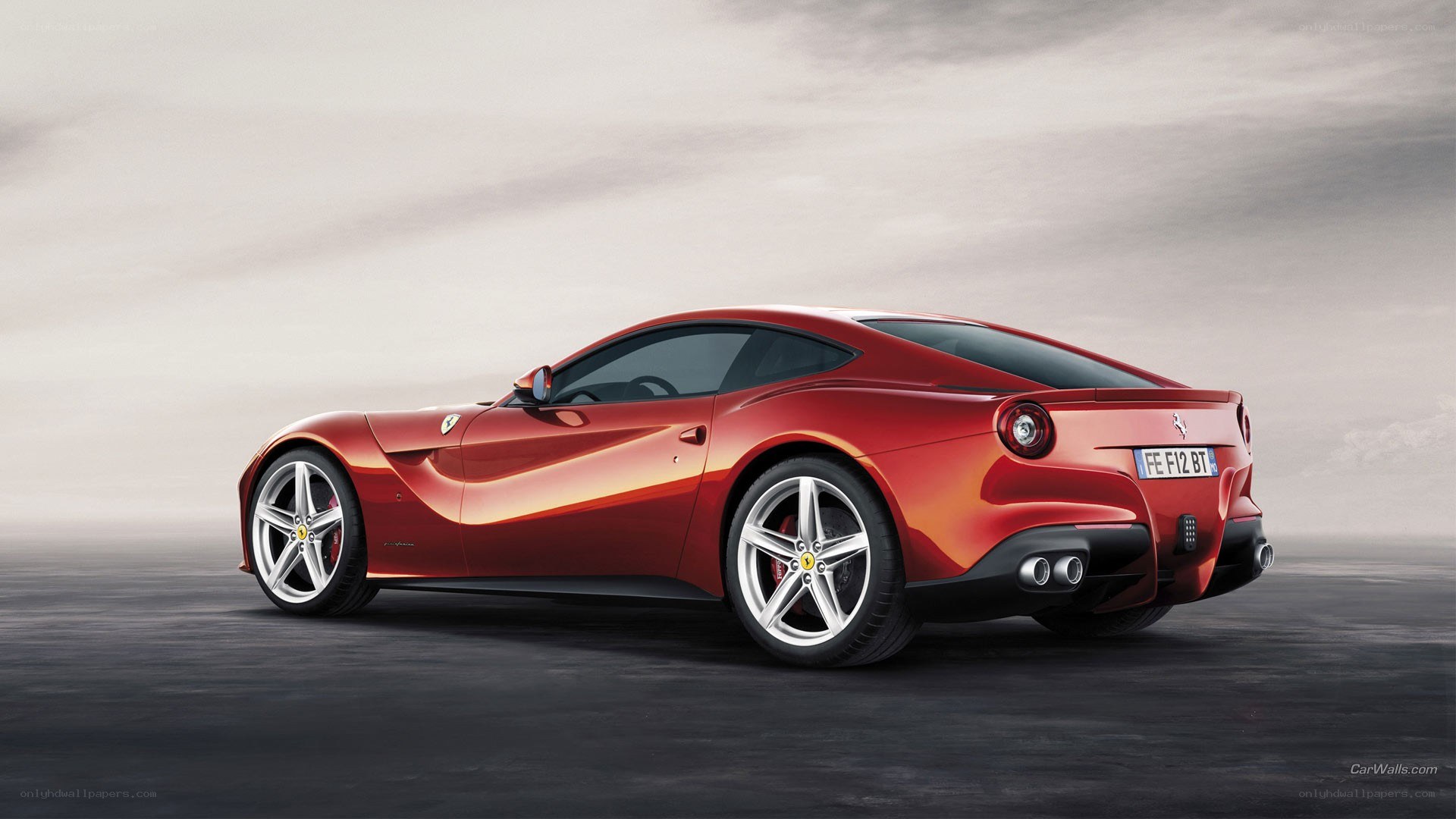 Red Ferrari F12 Berlinetta