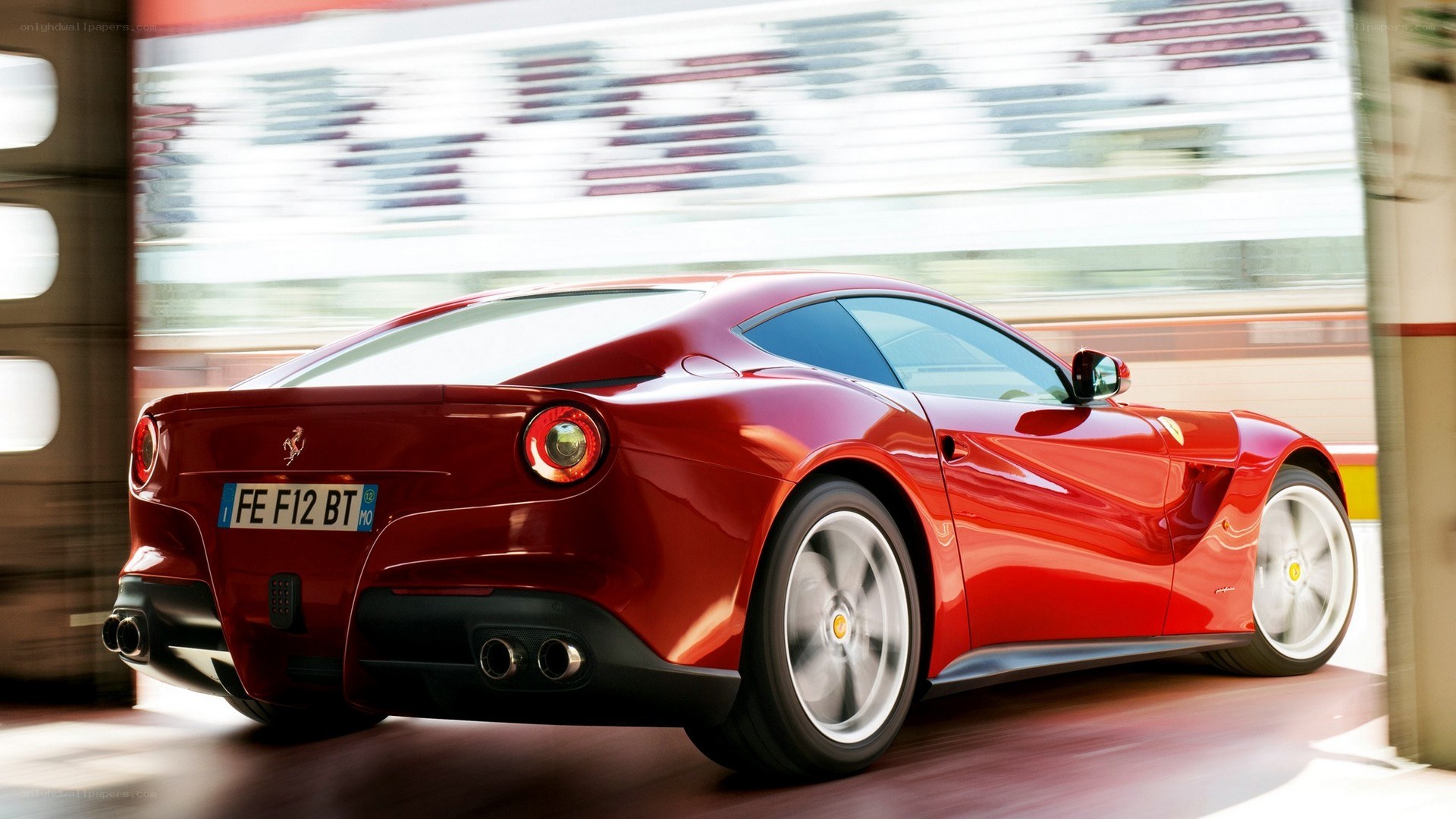 Red Ferrari F12 Berlinetta