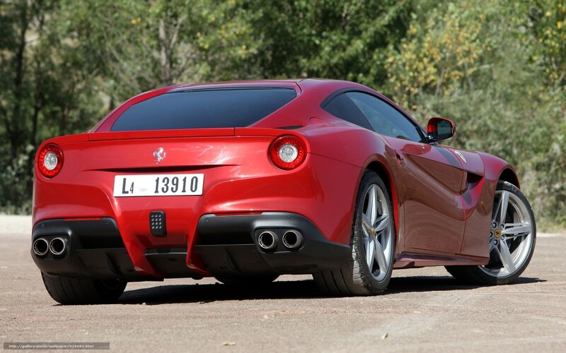 Red Ferrari F12 Berlinetta