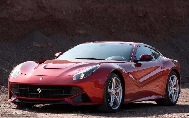 Red Ferrari F12 Berlinetta