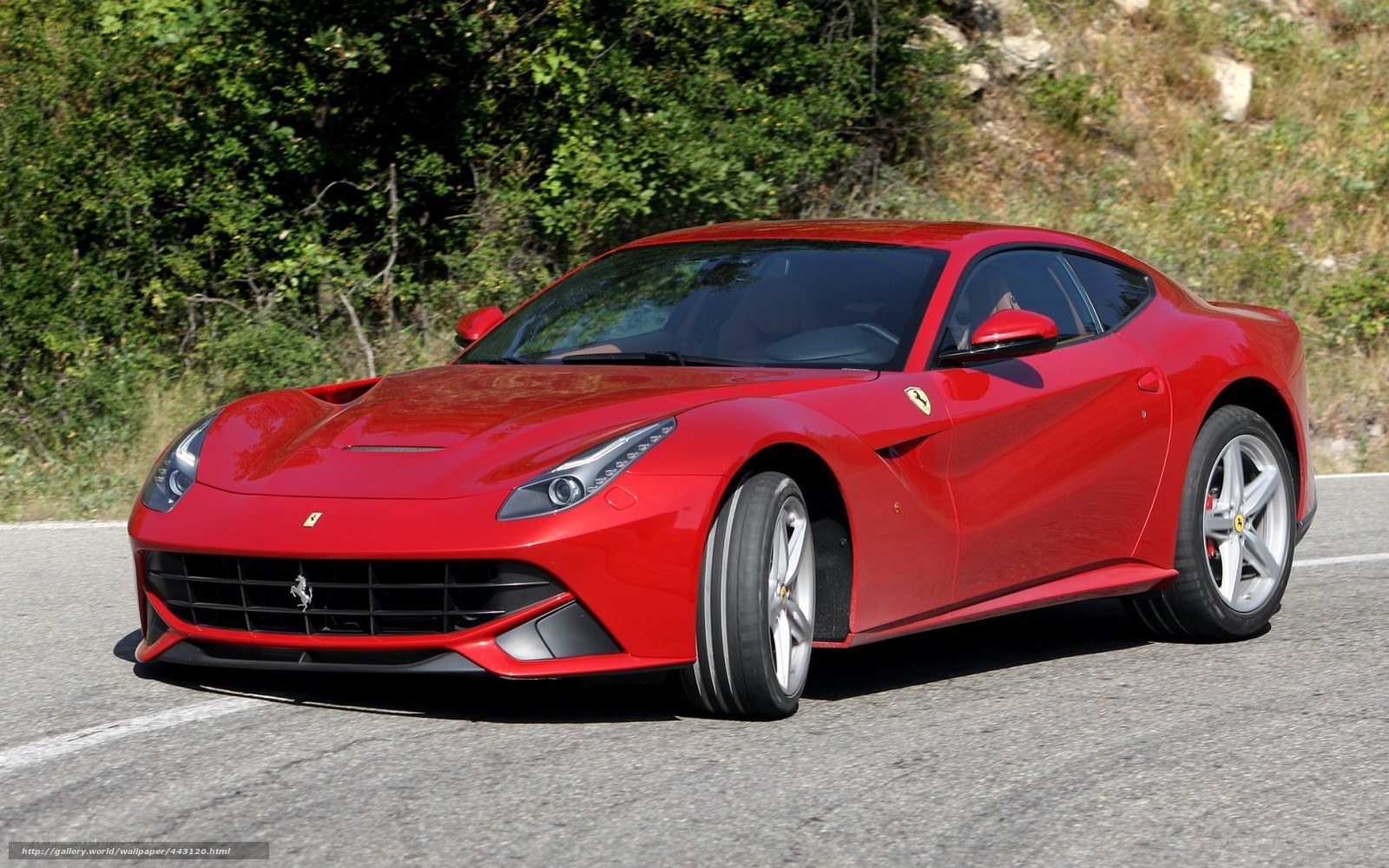 Red Ferrari F12 Berlinetta