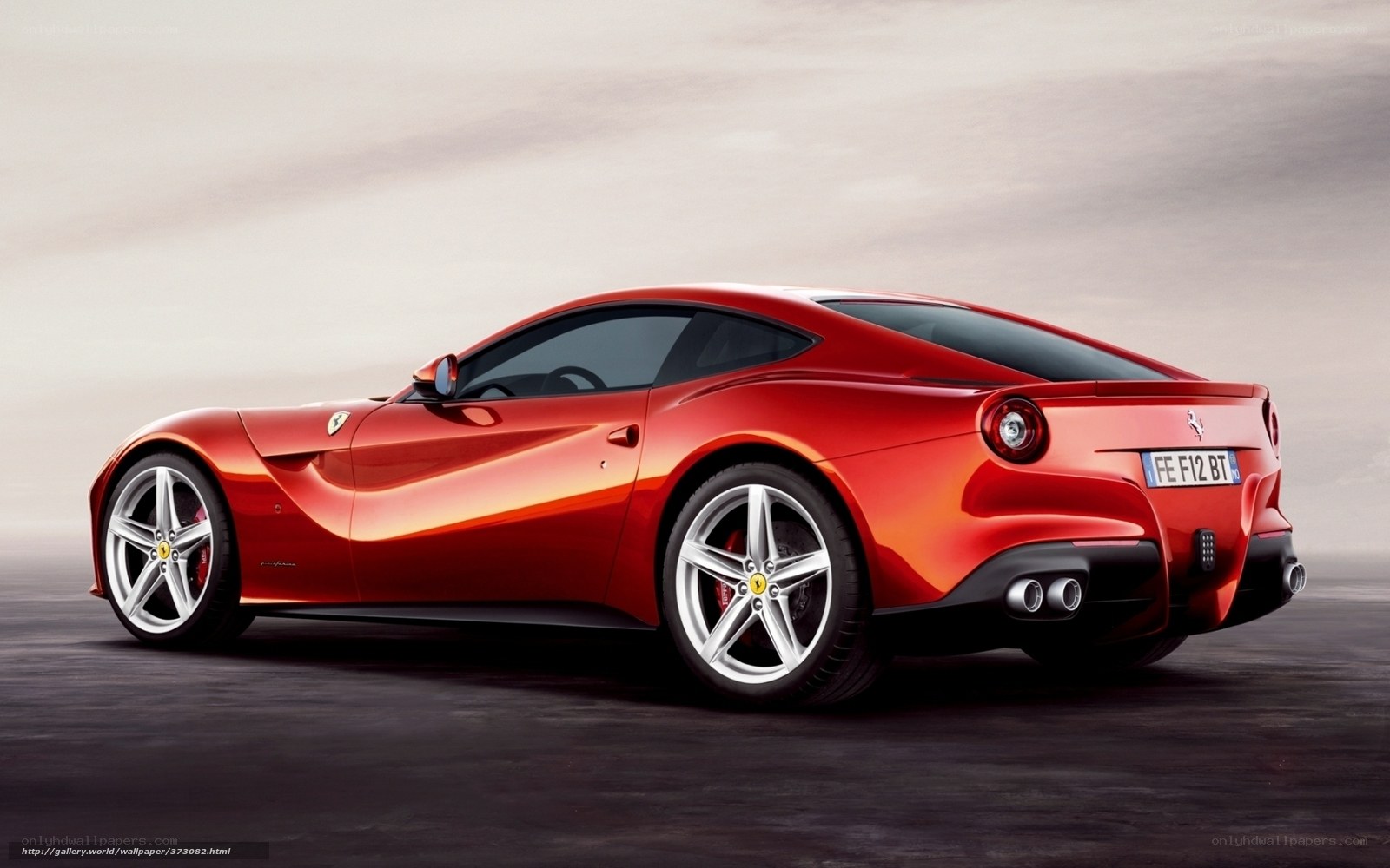 Red Ferrari F12 Berlinetta