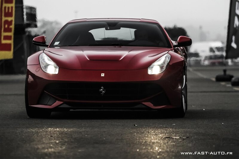 Red Ferrari F12berlinetta