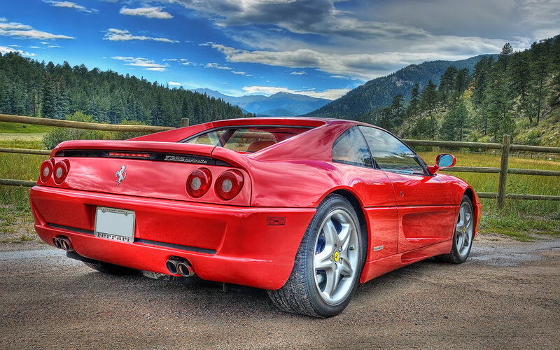 Red Ferrari F355