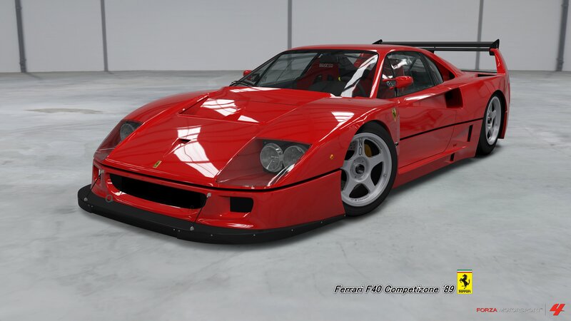 Red Ferrari F40 Car