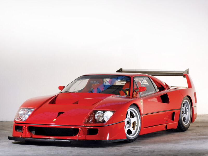 Red Ferrari F40 — Neutral, Photograph