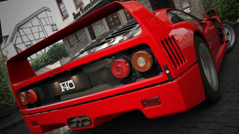 Red Ferrari F40 — Static, 3d Render