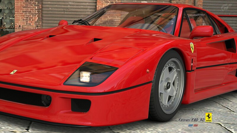 Red Ferrari F40 — Static
