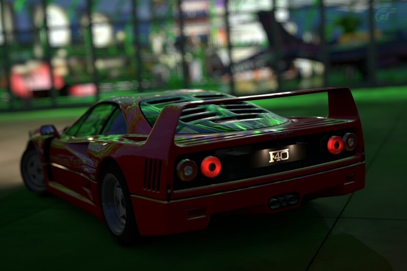 Red Ferrari F40
