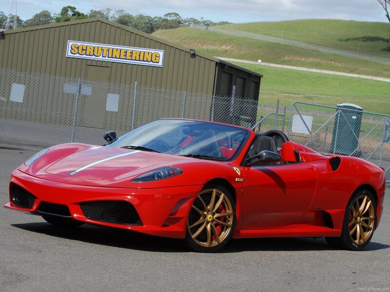 Red Ferrari F430 Spider