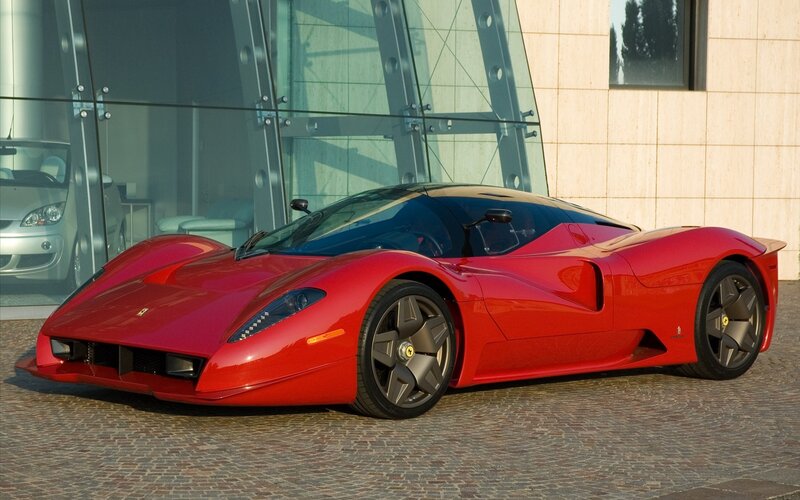 Red Ferrari F50 — Dramatic, Afternoon